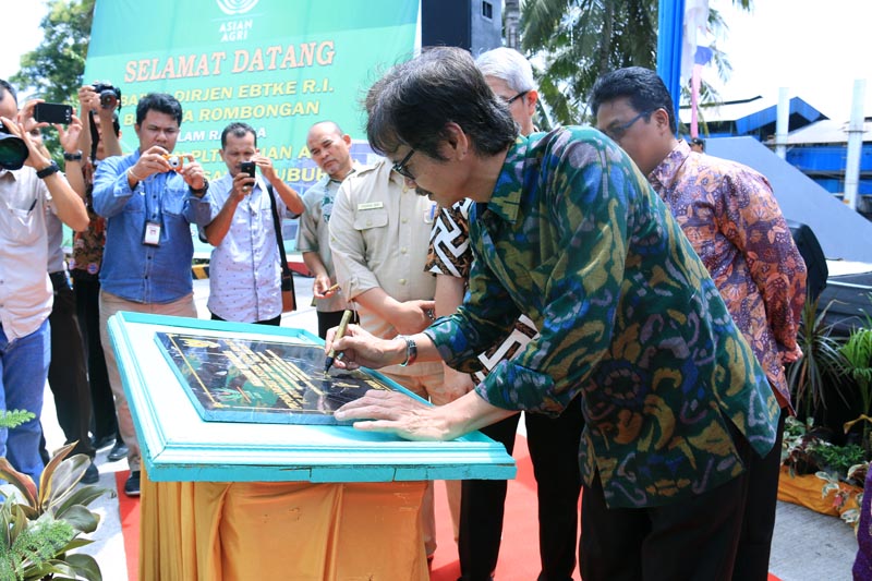 Dirjen EBTKE Apresiasi Pembangunan PLTBg Asian Agri